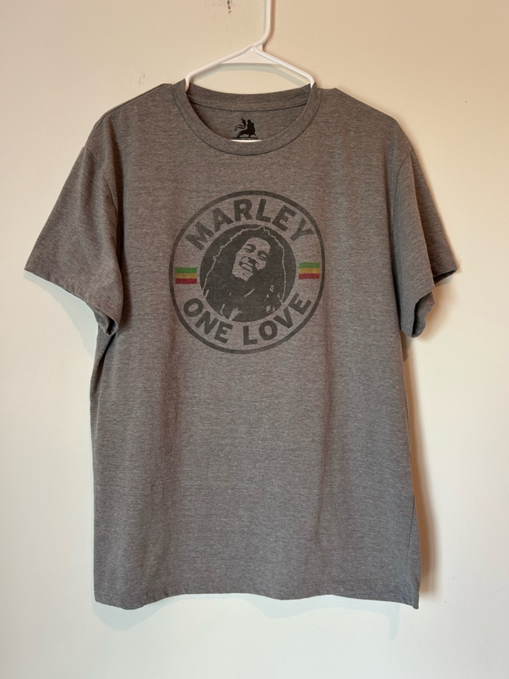 Bob Marley One Love Zion Rootswear XXL  Gray T-shirt